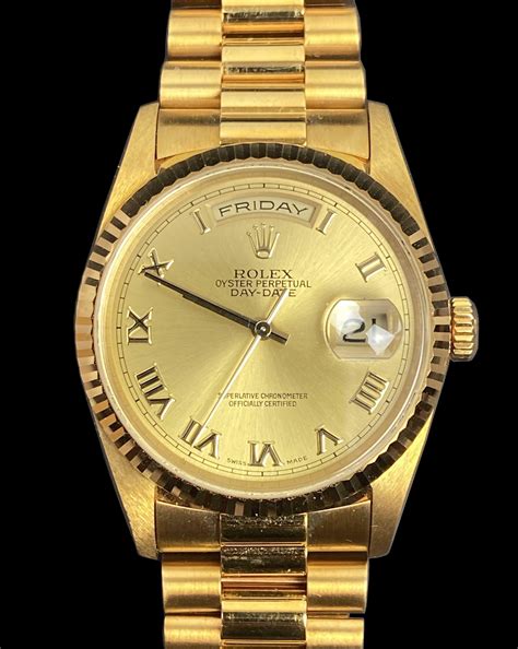 rolex perpetual gold 18k|rolex 18k gold watch price.